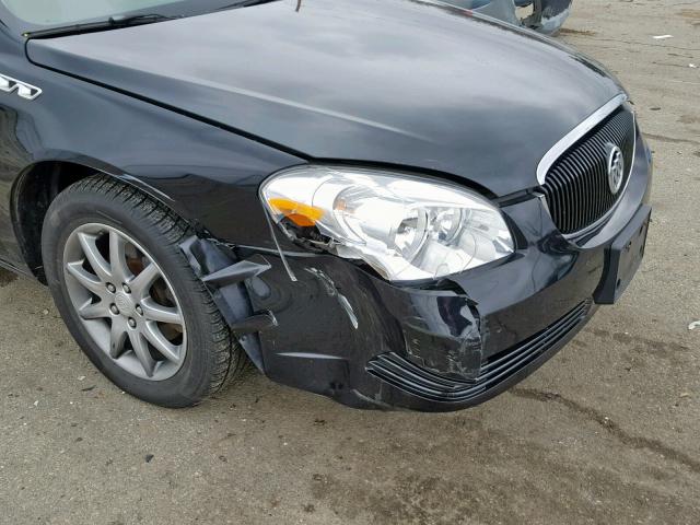 1G4HD57287U154031 - 2007 BUICK LUCERNE BLACK photo 9