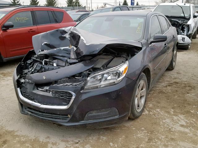 1G11B5SLXFF105498 - 2015 CHEVROLET MALIBU LS Қара фото 2