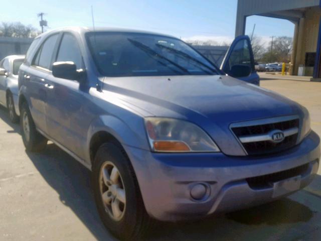 KNDJD735895890482 - 2009 KIA SORENTO LX BLUE photo 1