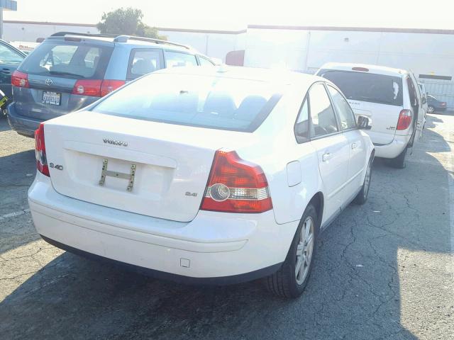 YV1MS390872277049 - 2007 VOLVO S40 2.4I WHITE photo 4