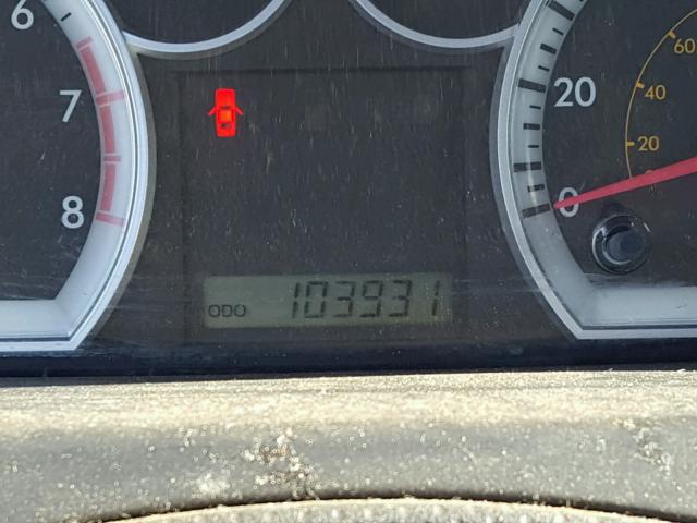 KL1TD56667B158360 - 2007 CHEVROLET AVEO BASE Қызыл фото 8