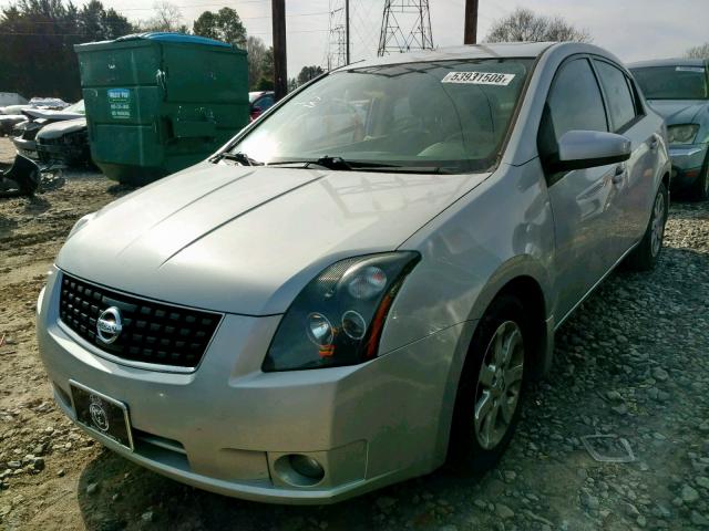 3N1AB61E29L651080 - 2009 NISSAN SENTRA 2.0 SILVER photo 2