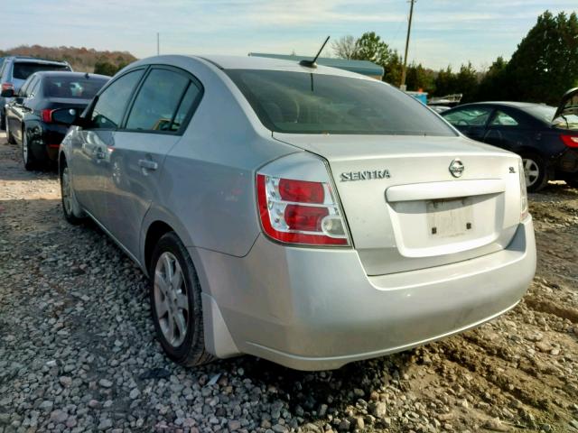 3N1AB61E29L651080 - 2009 NISSAN SENTRA 2.0 SILVER photo 3