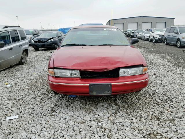 2C3HC56F4TH211323 - 1996 CHRYSLER LHS MAROON photo 9