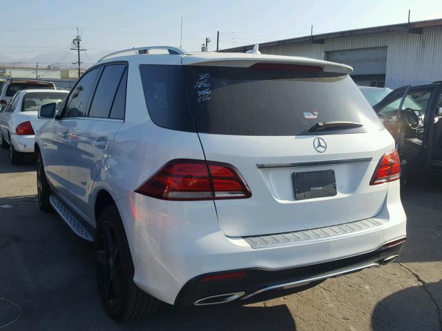 4JGDA5JB0GA670353 - 2016 MERCEDES-BENZ GLE 350 WHITE photo 3