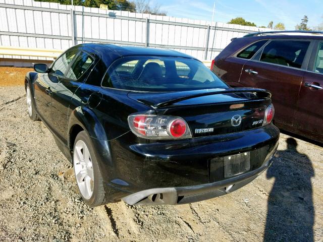 JM1FE173650142037 - 2005 MAZDA RX8 BLACK photo 3