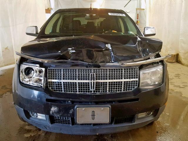 2LMDU88C98BJ13314 - 2008 LINCOLN MKX BLACK photo 7