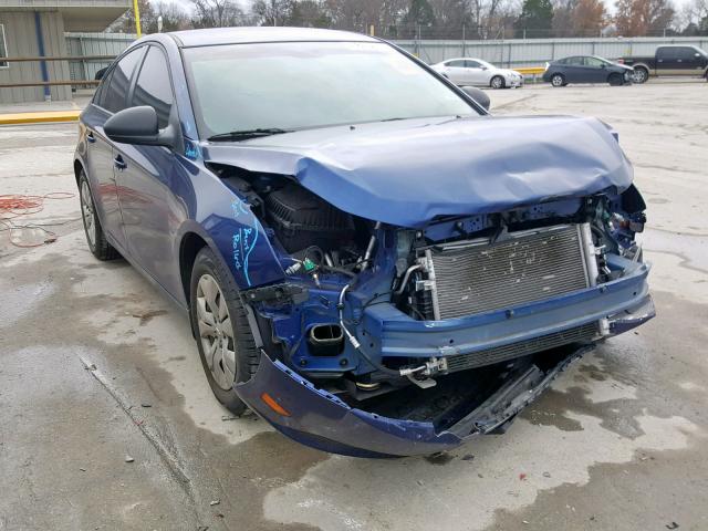 1G1PA5SH3D7261379 - 2013 CHEVROLET CRUZE LS BLUE photo 1