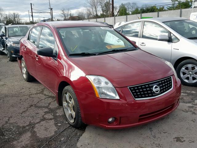 3N1AB61EX8L680793 - 2008 NISSAN SENTRA 2.0 MAROON photo 1