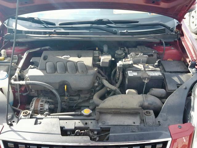 3N1AB61EX8L680793 - 2008 NISSAN SENTRA 2.0 MAROON photo 7