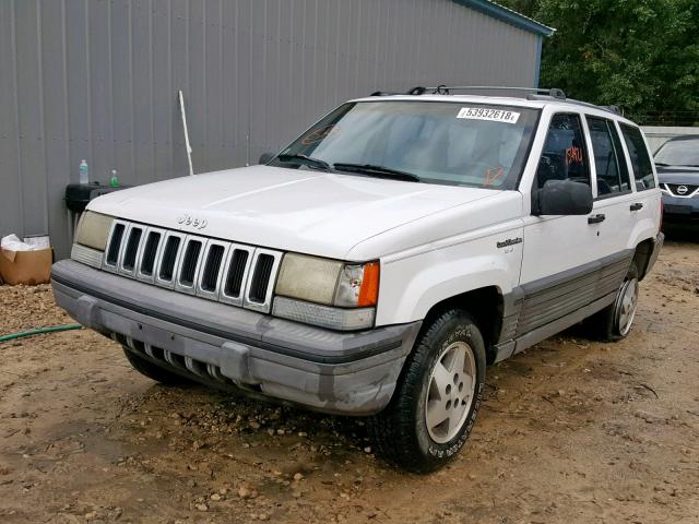 1J4FX58S1RC180023 - 1994 JEEP GRAND CHER WHITE photo 2