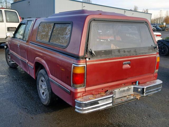 JM2UF3139J0322725 - 1988 MAZDA B2200 CAB BURGUNDY photo 3