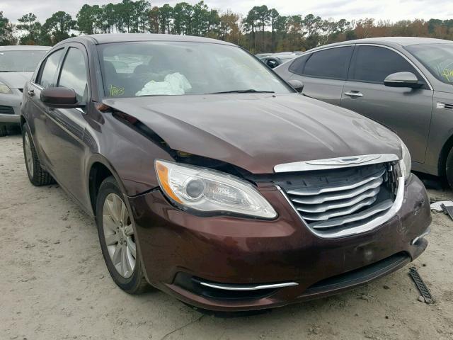 1C3CCBBB0DN595850 - 2013 CHRYSLER 200 TOURIN BROWN photo 1