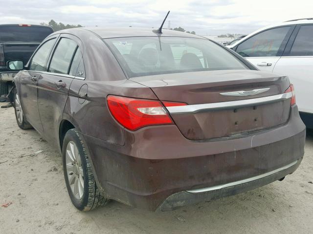 1C3CCBBB0DN595850 - 2013 CHRYSLER 200 TOURIN BROWN photo 3