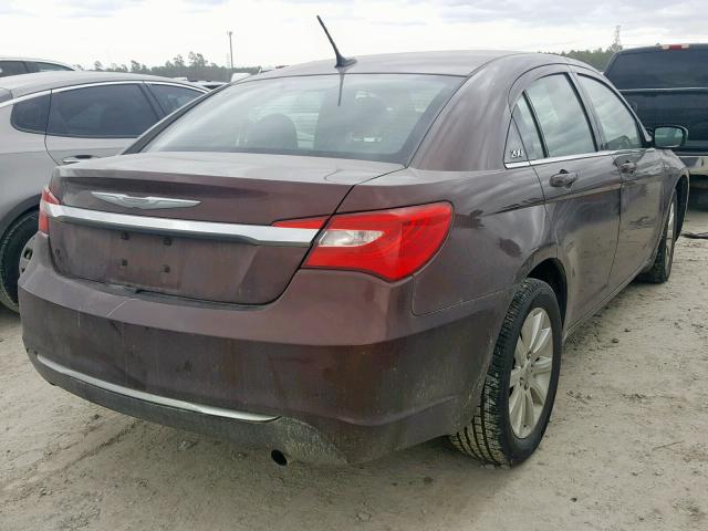 1C3CCBBB0DN595850 - 2013 CHRYSLER 200 TOURIN BROWN photo 4