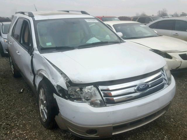 1FMDK08W98GA26597 - 2008 FORD TAURUS X E WHITE photo 1