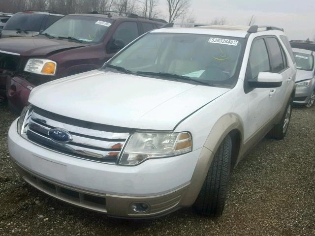 1FMDK08W98GA26597 - 2008 FORD TAURUS X E WHITE photo 2