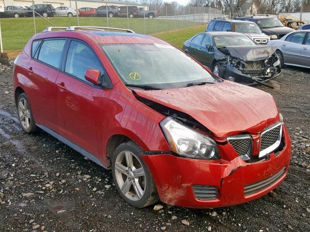 5Y2SM67059Z470099 - 2009 PONTIAC VIBE RED photo 1