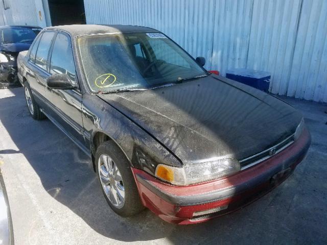 JHMCB7650NC055152 - 1992 HONDA ACCORD LX BLACK photo 1