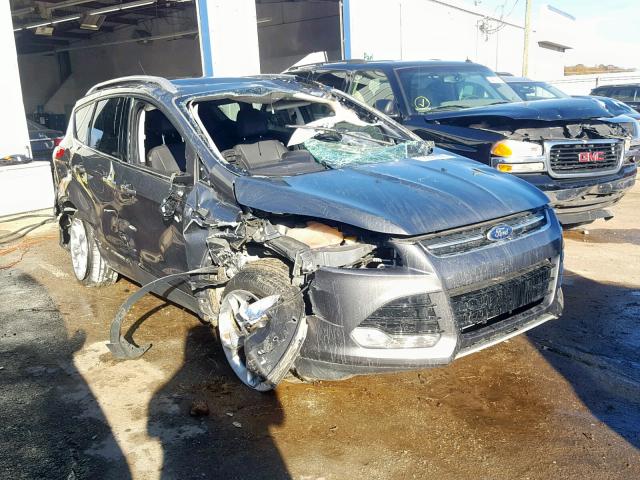 1FMCU0J95EUE55128 - 2014 FORD ESCAPE TIT GRAY photo 1