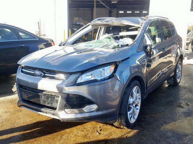 1FMCU0J95EUE55128 - 2014 FORD ESCAPE TIT GRAY photo 2