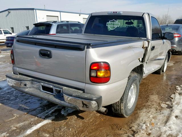 1GTEC14V24Z266338 - 2004 GMC NEW SIERRA SILVER photo 4