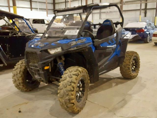 4XAVBE871HB677614 - 2017 POLARIS RZR S 900 BLUE photo 2