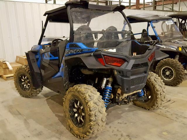 4XAVBE871HB677614 - 2017 POLARIS RZR S 900 BLUE photo 3