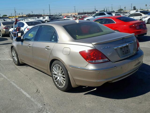 JH4KB16556C000139 - 2006 ACURA RL GOLD photo 3