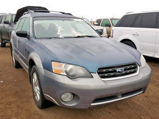 4S4BP61C057365191 - 2005 SUBARU LEGACY OUT BLUE photo 1