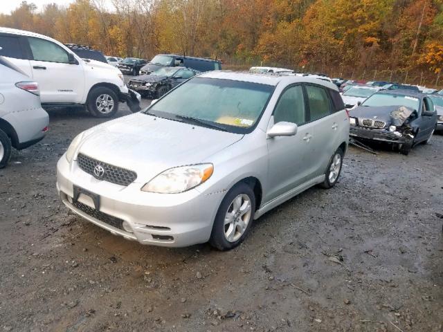 2T1KY32E33C079279 - 2003 TOYOTA COROLLA MA SILVER photo 2