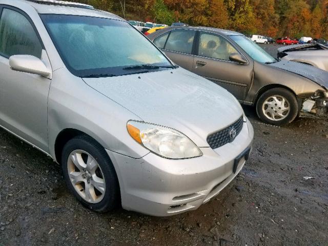 2T1KY32E33C079279 - 2003 TOYOTA COROLLA MA SILVER photo 9