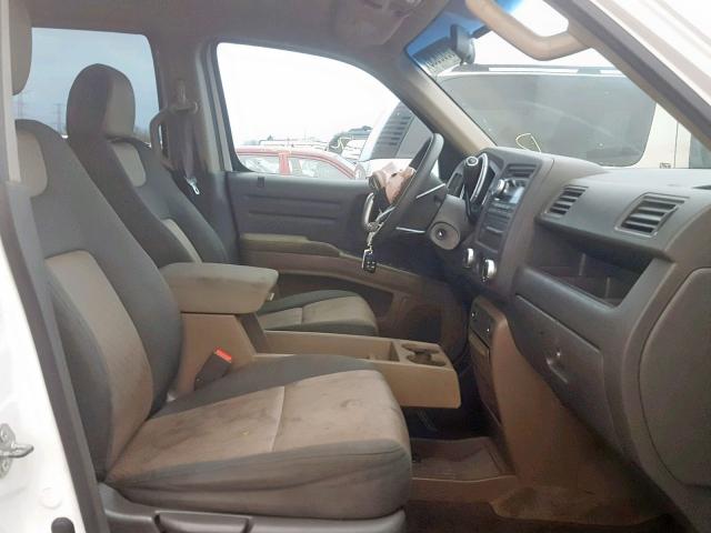 2HJYK16447H503058 - 2007 HONDA RIDGELINE WHITE photo 5