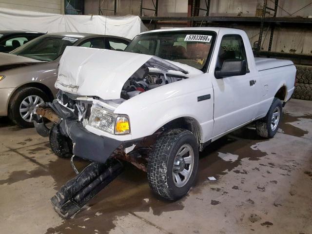 1FTYR10D98PB10338 - 2008 FORD RANGER WHITE photo 2