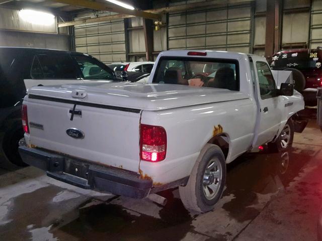 1FTYR10D98PB10338 - 2008 FORD RANGER WHITE photo 4