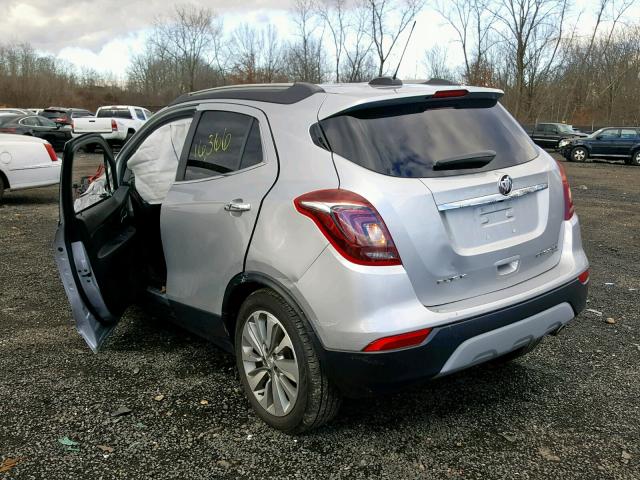 KL4CJESB2HB112153 - 2017 BUICK ENCORE PRE SILVER photo 3