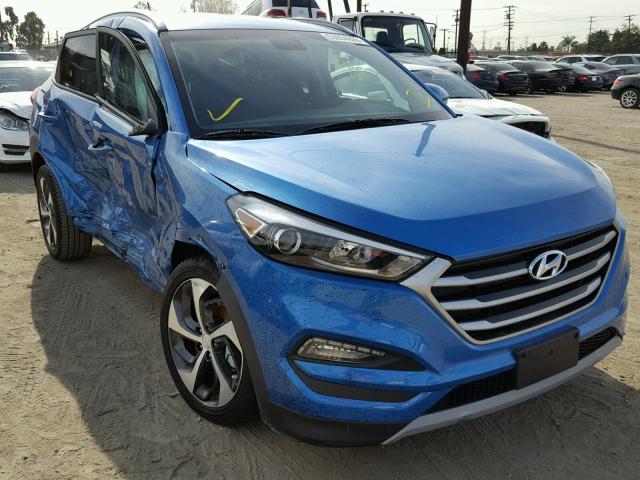 KM8J33A27HU463184 - 2017 HYUNDAI TUCSON LIM BLUE photo 1