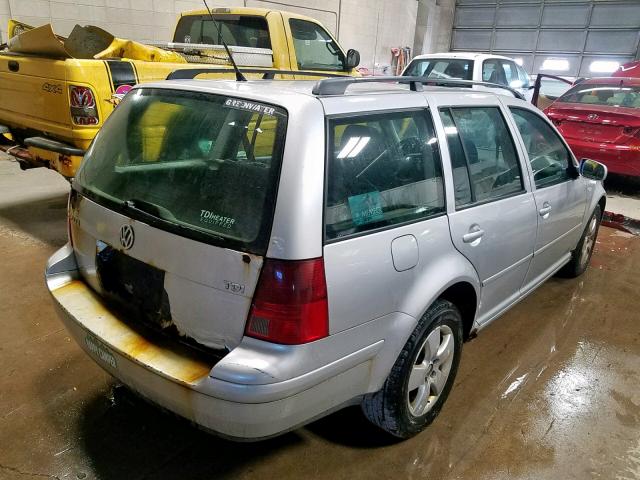 WVWSR61J75W052481 - 2005 VOLKSWAGEN JETTA GLS SILVER photo 4