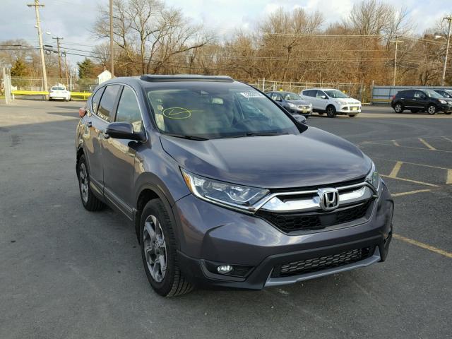 2HKRW2H88HH620413 - 2017 HONDA CR-V EXL GRAY photo 1