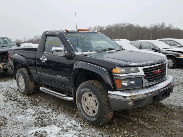 1GTDT146248106356 - 2004 GMC CANYON BLACK photo 1