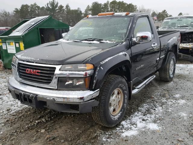 1GTDT146248106356 - 2004 GMC CANYON BLACK photo 2