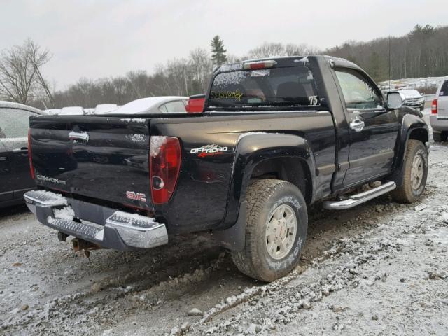 1GTDT146248106356 - 2004 GMC CANYON BLACK photo 4