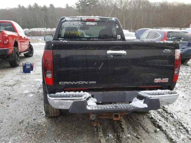 1GTDT146248106356 - 2004 GMC CANYON BLACK photo 6