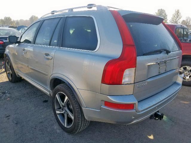 YV4952CT6E1689213 - 2014 VOLVO XC90 R DES SILVER photo 3