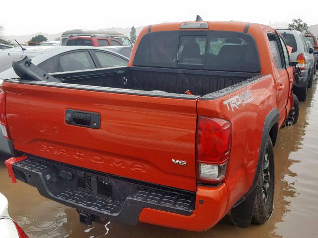 3TMCZ5AN2HM092439 - 2017 TOYOTA TACOMA DOU ნარინჯისფერი ფოტო 4