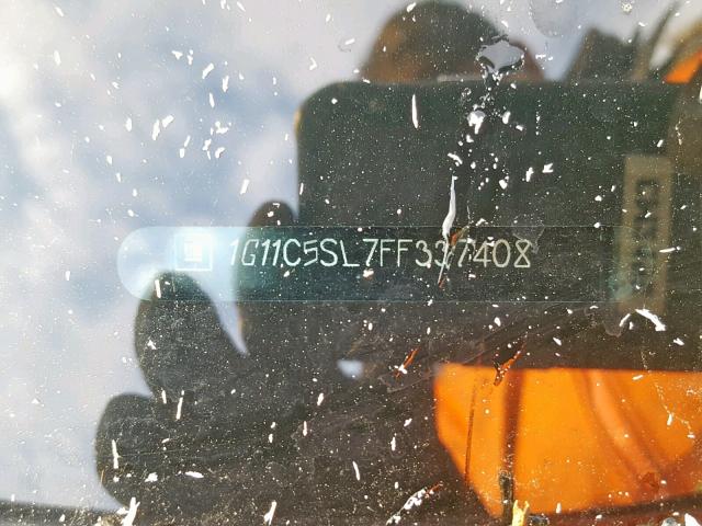 1G11C5SL7FF337408 - 2015 CHEVROLET MALIBU 1LT BLACK photo 10