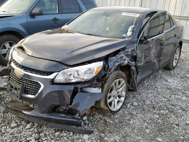 1G11C5SL7FF337408 - 2015 CHEVROLET MALIBU 1LT BLACK photo 2