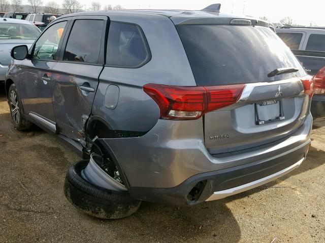 JA4AD2A34JZ060500 - 2018 MITSUBISHI OUTLANDER GRAY photo 3