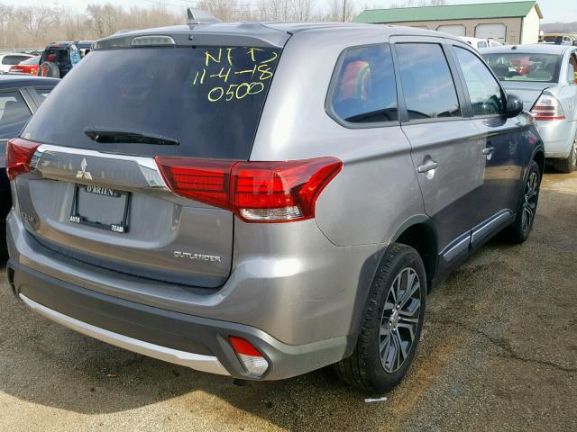 JA4AD2A34JZ060500 - 2018 MITSUBISHI OUTLANDER GRAY photo 4