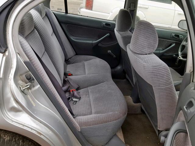 2HGEJ6614YH570307 - 2000 HONDA CIVIC BASE SILVER photo 6